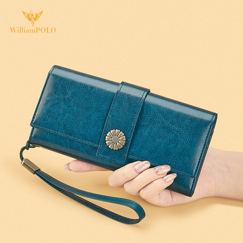 英皇保罗真皮钱包女款2025新款复古长款手拿包多卡位卡包送礼妈妈,箱包皮具/热销女包/男包,钱包,淘宝优惠券,粉丝福利购,淘宝优惠卷