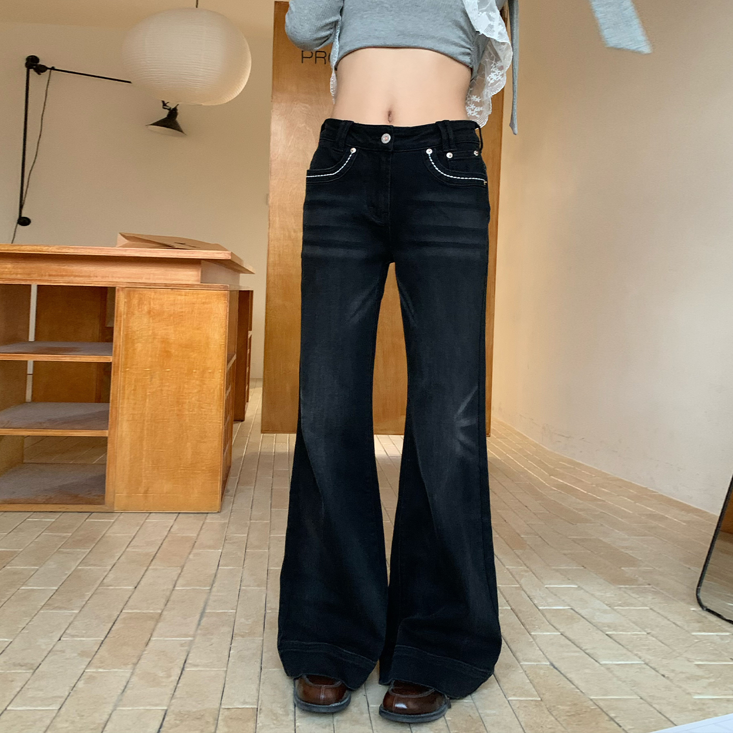 橘子树在哪儿易梦玲同款牛仔裤女