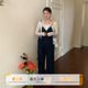 女夏百搭吊带裤 橘子树在哪儿韩系天丝牛仔套装 子两件套 清仓价