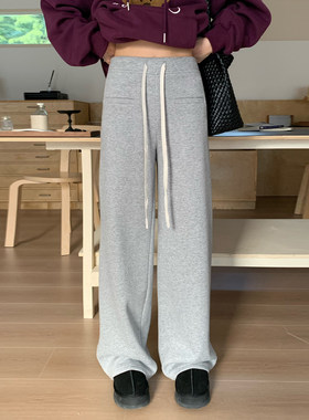 橘子树在哪儿灰色加绒休闲裤女冬