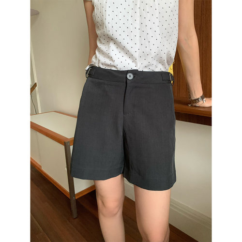 橘子树在哪儿复古西装短裤女夏季