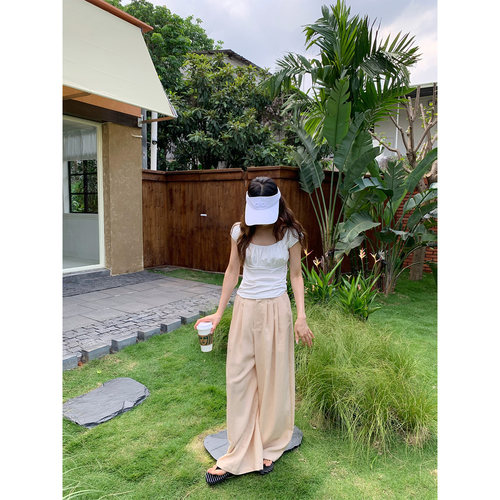 橘子树在哪儿莱赛尔西装裤女夏季