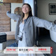 宽松显瘦百搭短款 款 毛衣外套 女秋季 橘子树在哪儿韩系灰色针织开衫