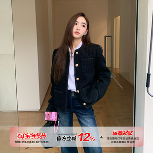 【限时价】橘子树在哪儿小香风外套女秋季高级感千金名媛百搭上衣