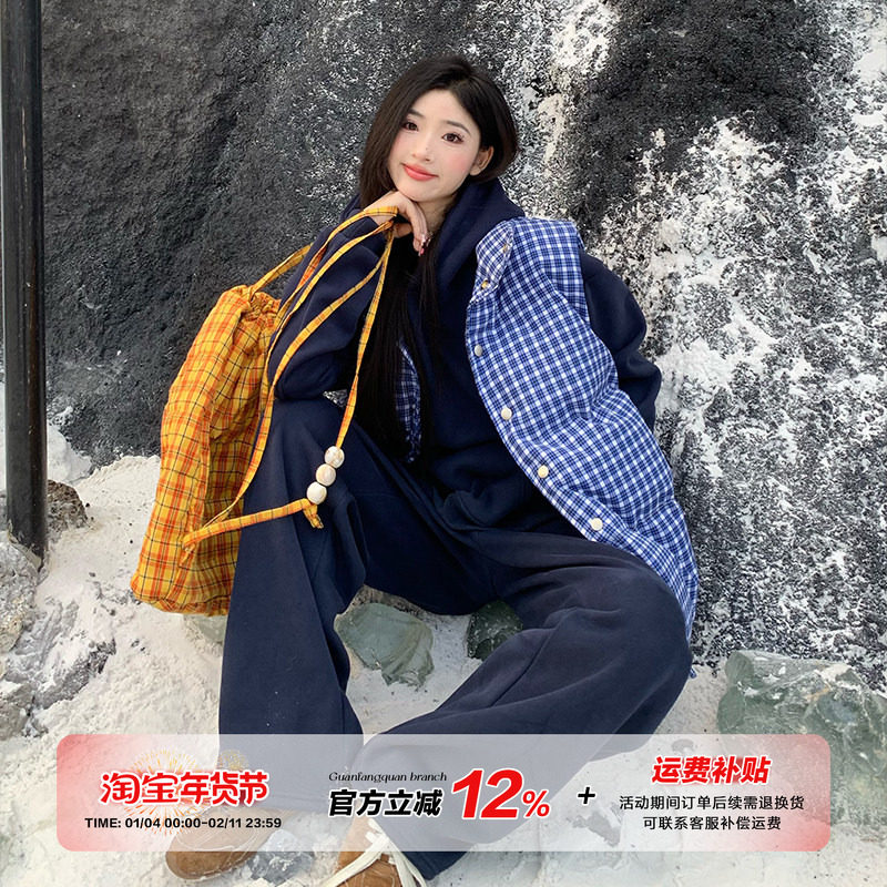 橘子树在哪儿高级感超好看格子棉服马甲女秋冬季外穿立领马夹外套,女装/女士精品,马夹,淘宝优惠券,粉丝福利购,淘宝优惠卷