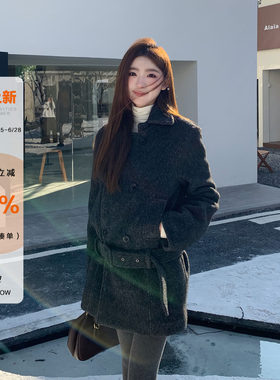 橘子树在哪儿韩系夹棉毛呢大衣女