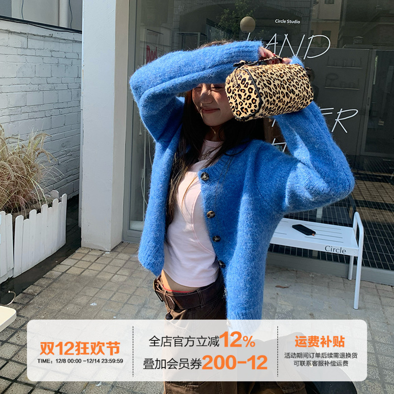 橘子树在哪儿韩系软糯针织开衫女