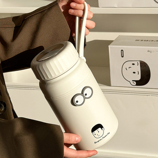 沐韩男大容量陶瓷内胆保温杯女生咖啡杯不锈钢保温水杯办公室茶杯