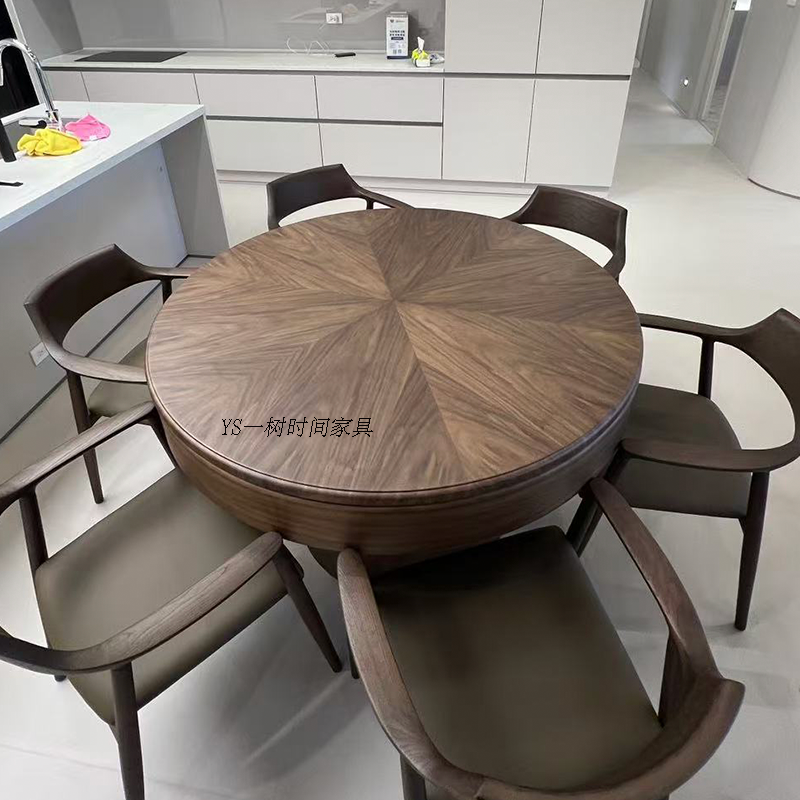 可变大变小伸缩圆桌可定制