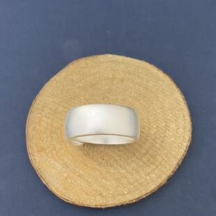 999足银纯银戒指男士光面戒指女款雪花银活口对戒