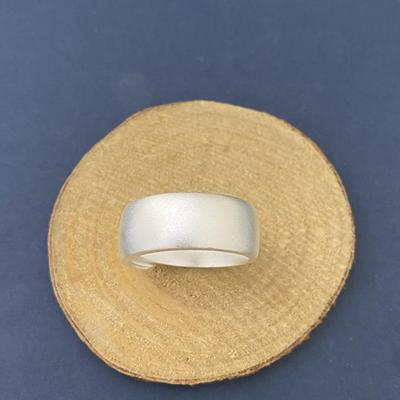 999足银纯银戒指男士光面