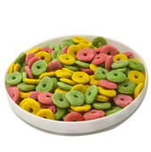 高纤维什锦谷物磨牙草圈兔子龙猫豚鼠大爱零食草圈草砖饲料500g