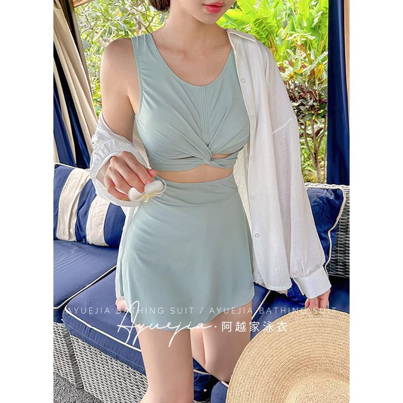 纯欲风性感游泳衣女2025新款高级感温泉显瘦遮肉保守聚拢裙式度假,运动/瑜伽/健身/球迷用品,连体泳衣,淘宝优惠券,粉丝福利购,淘宝优惠卷