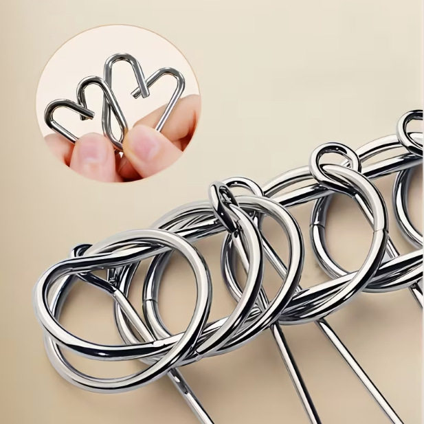 鲁班锁智力解扣 30件/40件 金属解锁拆装拼图益智思维九连锁游戏