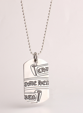 老银匠朋克风情侣男女款项链吊牌