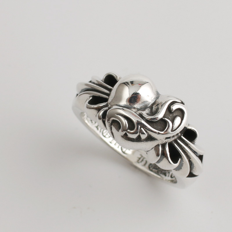 手工制作爱心藤蔓朋克风情侣戒指