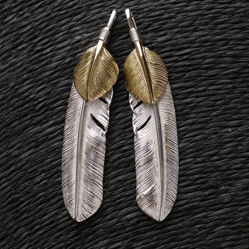 高桥吾郎一休手工制作羽毛吊坠