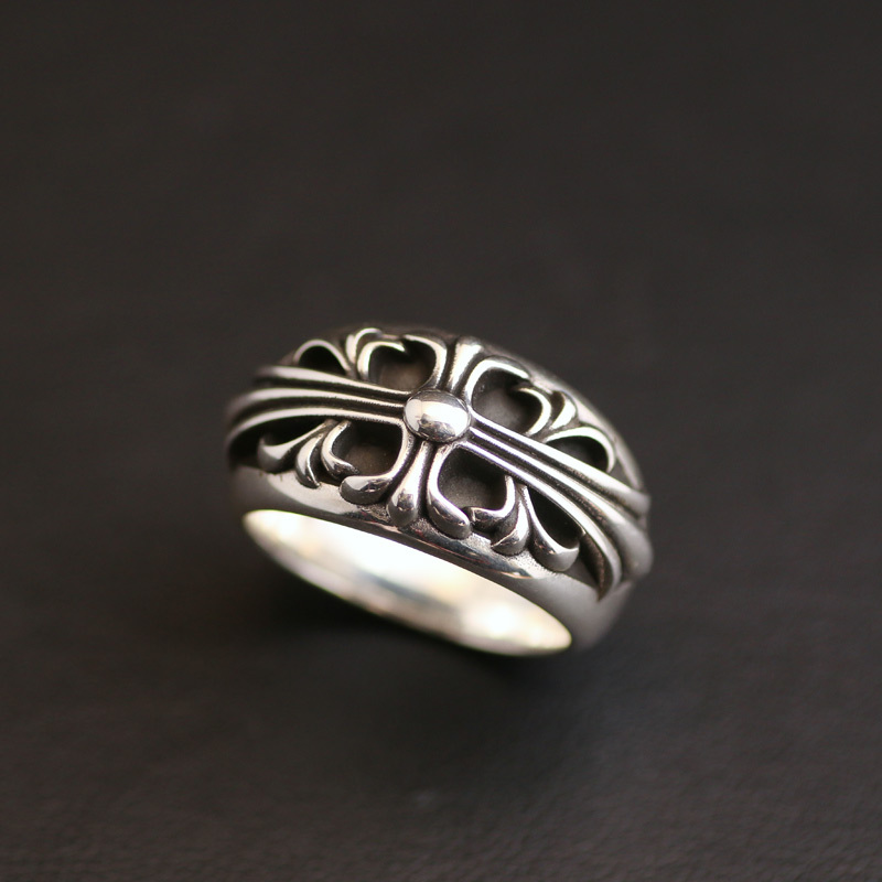 一休老银匠925纯银情侣戒指闭口