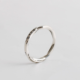 be信仰戒指男女925纯银 一休老银匠情侣Amp Japan披头士let