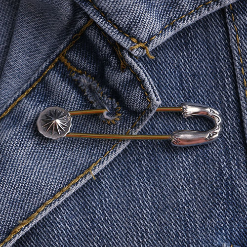 一休老银匠双鹰头别针余文乐同款