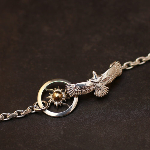 高桥吾郎手工纯银项链