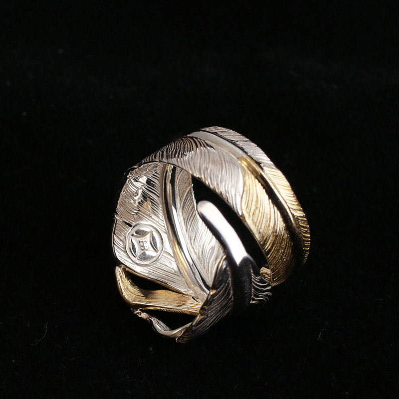 高桥吾郎纯银印第安戒指