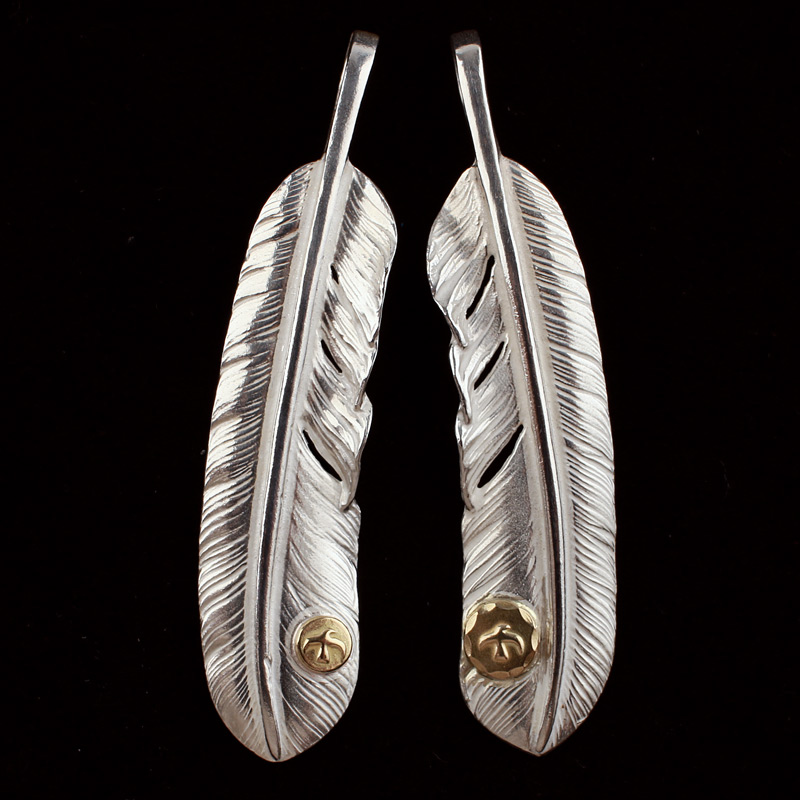 高桥吾郎一休18k点金羽毛项链