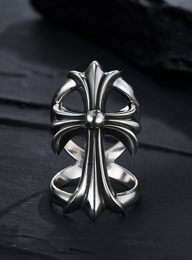 一休925银无尽戒指小众复古指环