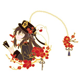 原神周边流浪者金属书签送人礼品镂空心海邪眼鸭鸭万叶纳西妲文创