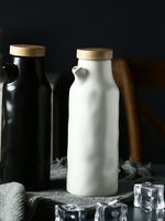 Oil jugs, oil bottles, ceramic bottles, household kitchen oil cans, jugs for soy sauce, vinegar, seasonings, sesame oil bottles, soy sauce oil bottles, vinegar jugs thumbnail 3