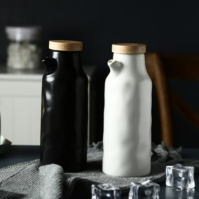 油壶油瓶陶瓷瓶家用香油瓶调料瓶