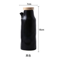 Oil jugs, oil bottles, ceramic bottles, household kitchen oil cans, jugs for soy sauce, vinegar, seasonings, sesame oil bottles, soy sauce oil bottles, vinegar jugs thumbnail 2