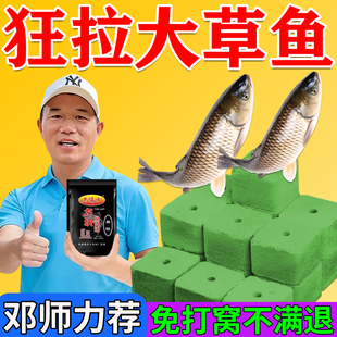 主攻草鱼专用饵料颗粒野钓水库黑坑钓草鳊青鱼神器通杀散炮方块饵