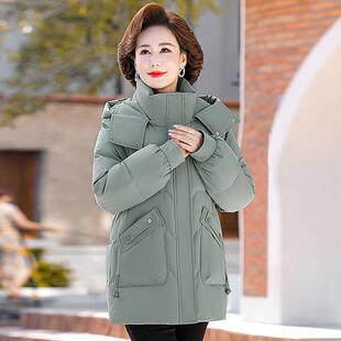 867新中款装年老妈妈装羽绒服加厚小个子洋气冬大码外套-岁爆款