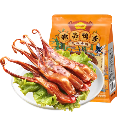 藤桥牌温州小吃冷冻精品腊鸭舌