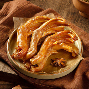 【店播福利】藤桥牌轻脆大鸭掌 温州小吃 卤味零食礼包鸭爪450g*2