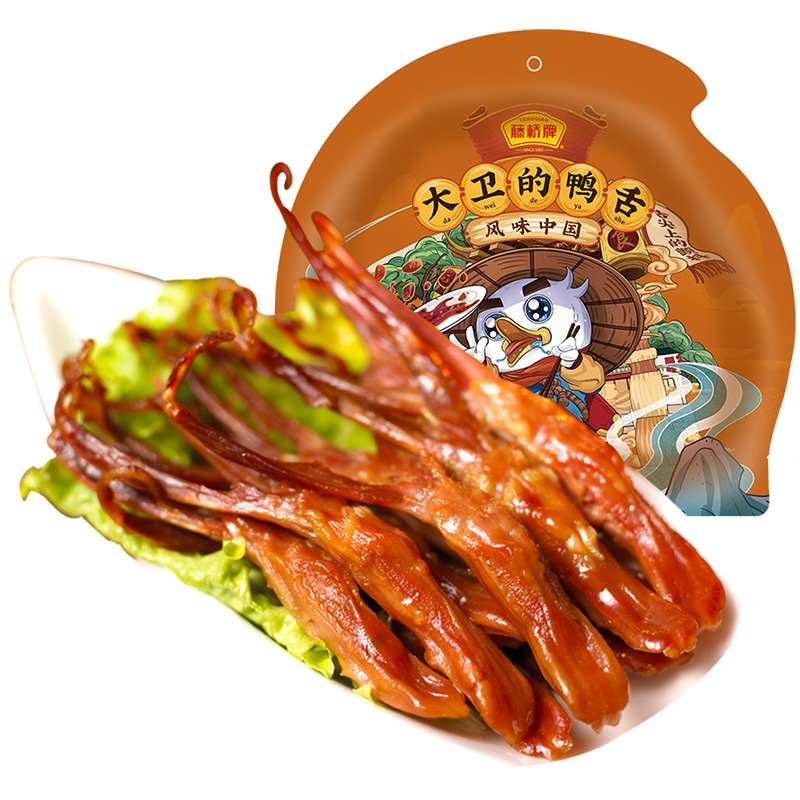 【主播推荐】藤桥牌 温州特产鸭舌 网红零食卤味休闲零食215g
