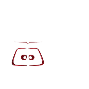 适用19-25款新卡罗拉改装中网饰条个性改色雾灯框前脸装饰三色贴