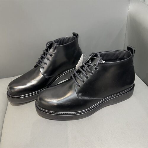 Massimo Dutti 杜狄正品真皮切尔西休闲系带中帮男士皮鞋120863