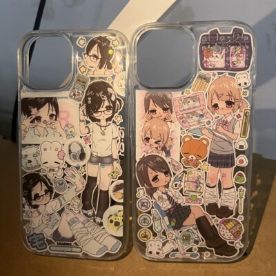 千禧古早风辣妹贴纸挂链三星系列