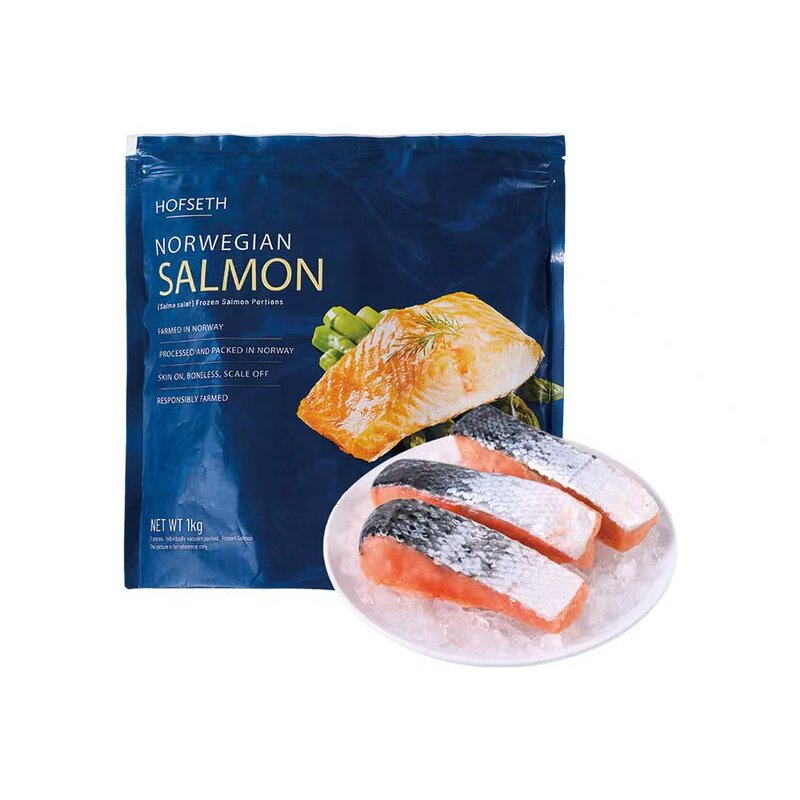 山姆会员代购HOFSETH三文鱼块挪威进口冷冻大西洋鲑鱼块食材1kg