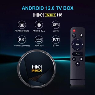 HK1 RBOX android 12 Allwinner H618  wifi6 蓝牙 Set Top Box