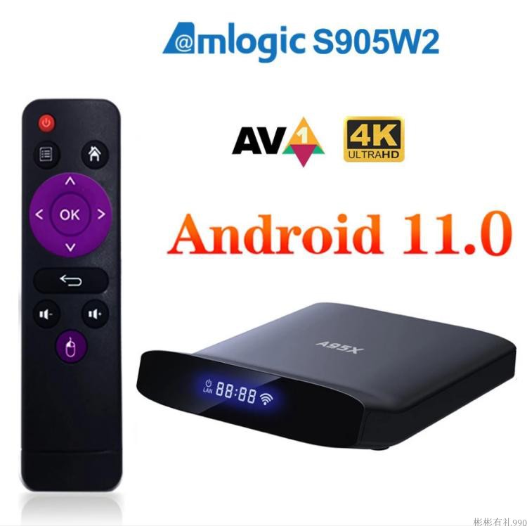 A95X W2 AMLOGIC S905W2 ȵ̵ 11 BT5.0 HDR A53 OTT TV BOX