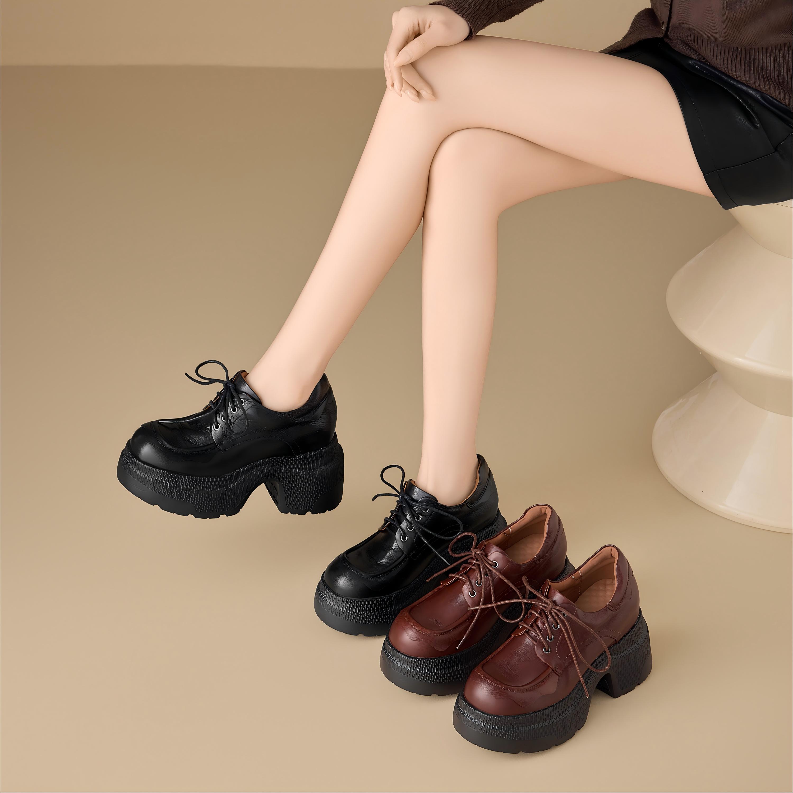 吉尔奇10cm内增高女鞋