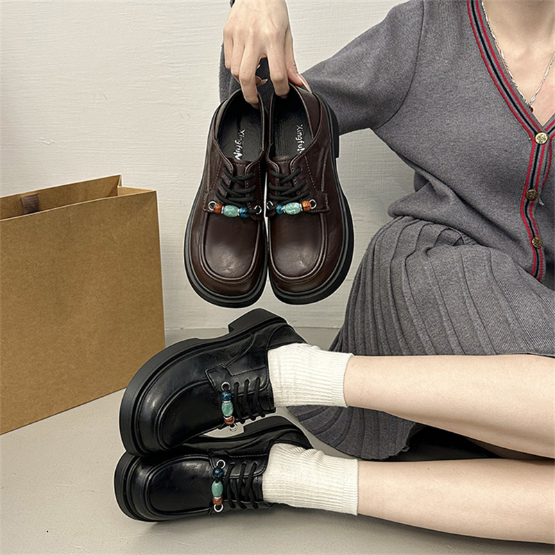 永希女鞋百搭小个子单鞋