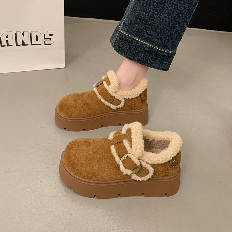 永希女鞋时尚百搭毛毛鞋