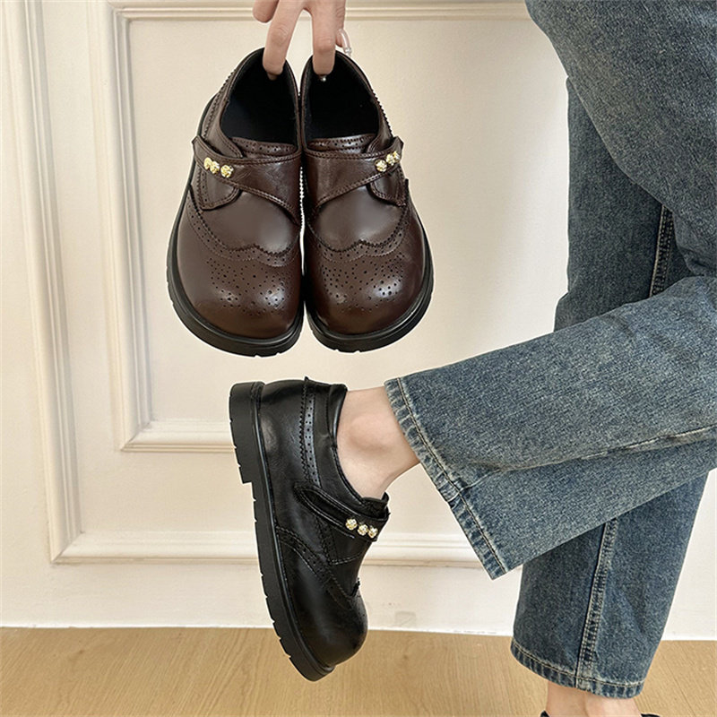 英伦风复古乐福鞋女2026年春季新款平底黑色小皮鞋配裙子通勤单鞋,女鞋,深口单鞋,淘宝优惠券,粉丝福利购,淘宝优惠卷