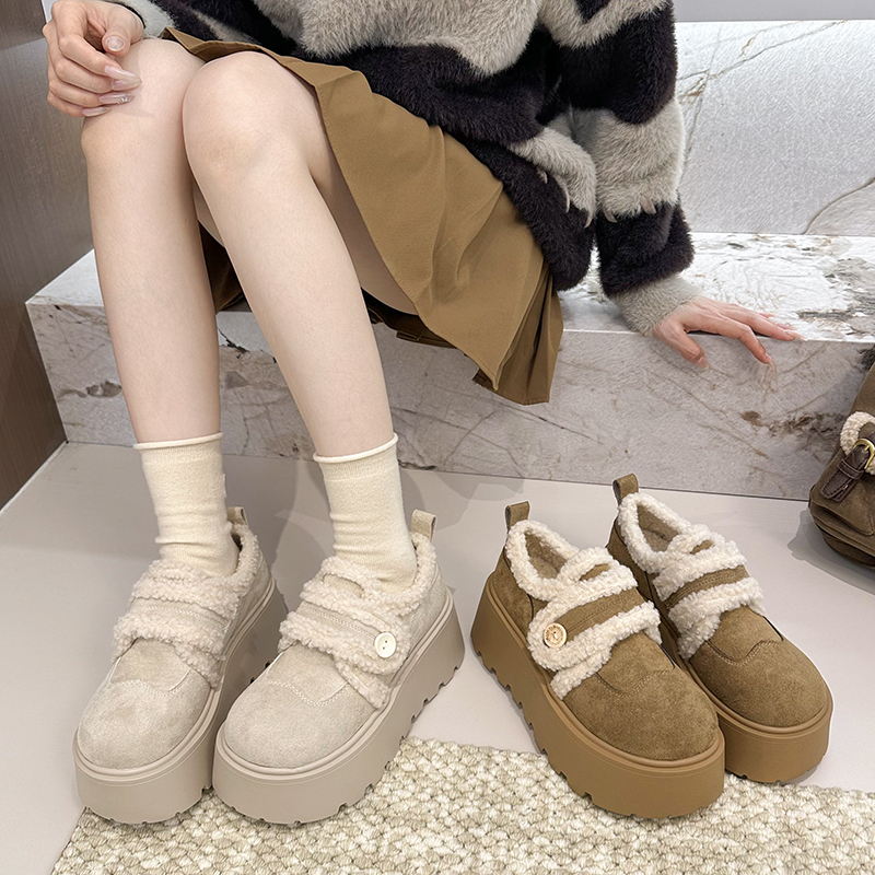 永希女鞋保暖棉鞋毛毛鞋