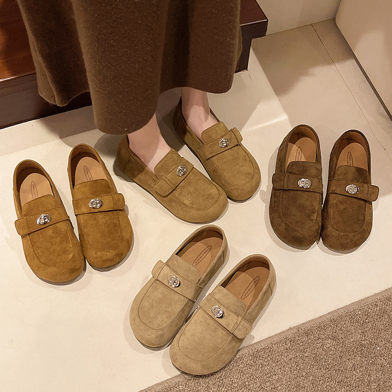 复古百搭乐福鞋女2026年春季新款内增高时尚单鞋一脚蹬气质勃肯鞋,女鞋,深口单鞋,淘宝优惠券,粉丝福利购,淘宝优惠卷