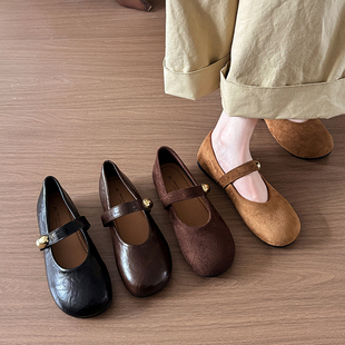 复古玛丽珍鞋 气质高级感鞋 女2025年秋季 英伦风百搭单鞋 子 新款 法式